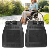 1Pair Footplate Nonslip Foot Pad Thickened Footrest Pedal Wheelchair Mobility Scooter Parts 19x16cm