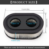 593260 798452 Lawn Mower Air Filter Replacement for Briggs Stratton 4247 5432 5432K 09P000 550E 550EX Series Engines