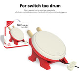 For Nintendo Switch Game Console with Drumstick USB2.0 Wired Drum for Taiko No Tatsujin Support One Upgrade