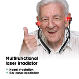 Portable Tinnitus Ear Therapy 650nm Laser LLLT Irradiation Earplugs Os Media Deafness Nose Rhinitis Sinusitis Treatmen