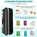 1pc, Press-type Sealer, No Need To Slide, Easy To Use, Sealing, Opening, Food Preservation Machine, Plastic Sealing Machine