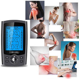 36 24 Modes Muscle Stimulator USB Rechargeable Dual-Channel EMS Stimulator TENS Physiotherapy Instrument Meridian Pulse Massager