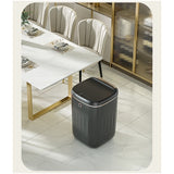 20L Smart Automatic Waterproof Electric Trash Waste Kitchen Bathroom Toilet Garbage Can -Black