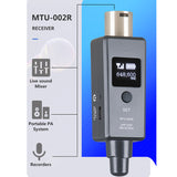 1 Pair of Wireless Microphone System - Rechargeable UHF with DSP Transmitter and Receiver, 2 Modes