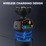 RESUXI Jk-1368 New Graffiti Electric Shaver Magnetic Head Bald Hair Clipper Wireless Charging Men's Razor.