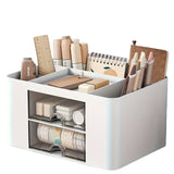 Pen organizer with 2 cones, multifunctional pencil holder, desktop bracket lighting CA, office supplies