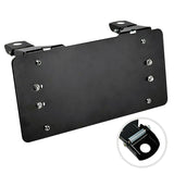 Sell Like Hot Solid Flip-up Winch Roller Fairlead License Plate Holder Bracket Mount Stainless Steel Black For 8 3/4" Mounting