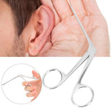 Professional Stainless Steel Cleaning Aural Forceps For Ear Treatment Endoscope Earwax Remover Tweezer Clip Tool