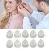 10pcs Double 6mm Improve Hearing Vent Bass Domes MiniFit High Translucency Noise Reduction for Replacement