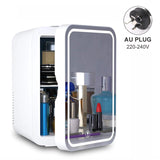 CE FCC ROHS Small Makeup Skincare Fridge with  LED Light Makeup Mirror Car Fridge Refrigerators Cosmetics Mini Fridge