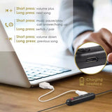 Wireless Binaural Stereo Sports Bluetooth Headset Ear Running Super Long Standby Magnetic Suction Head Hanging Neck