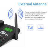 Cordless 2G Fixed Wireless Phone with Antenna, Radio, and Alarm Clock Function