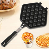 DIY Muffins Plate Roller Eggettes Mold Non-stick Coating Egg Bubble Cake Baking Pan Aluminum Puff Cake Maker Mould