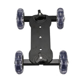 Mobile Rolling Sliding Dolly Stabilizer Skater Slider 11 Inch Articulating Magic Arm Camera Rail Stand Photography Car