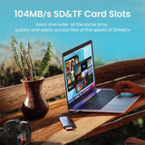 7 in 1 Type Hub with 4K@60HZ C to HDMI RJ45 SD TF Card Reader 3 USB 3.0 Ports for iPhone 15 Pro, ipad mini 6,ipad pro 2021,Huawei Matebook 13,Lenovo Thinkpad T480s,Samsung20