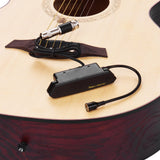 SKYSONIC T-902 Acoustic Guitar Pickup System - Active Soundhole Magnetic + Microphone Dual Pickup with Volume Controls