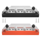 Positive Negative Bar Battery Power 12V Distribution 4 M6 Car Block Studs 6 X M4 Terminal Bus for Boat