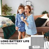 Karaoke Machine, Portable Bluetooth PA System With 2 Wireless Microphones, Family Gathering, Meeting, Picnic