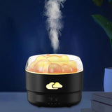 Essential Oil Diffuser Table Timer Mist Desk Air Humidifier LED Night Lights for Hotel Bedroom Fireplace Office Yoga