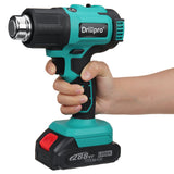 Drillpro 1500mAh 200W AU/US/EU Plug Eletric Hot Air Gun For Welding, Welding Pvc, Molding, Drying, Hot Loading, Paint Stripping, Etc.