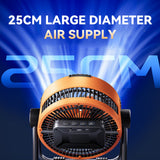 20000mAh Rechargeable Portable Outdoor Camping Fan Air Circulators Wireless Tent Ceig Fans with Hook and Light