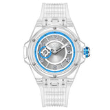 Fashion Watch Men and Women Brand ONOLA Luxury Transparent Plastic  Waterproof Quartz Silicone Men Watches Relojes Para Hombre