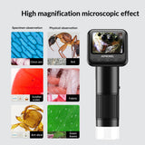 APEXEL APL-MS008 Handheld Digital Microscope 12X-24X Magnification for Kids 2.0 Inch LCD Screen Electronic Magnifier Camera