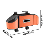 For All Fit Back PU Leather Storage Bag Waterproof Seat Organizer Foldable Multipurpose Car