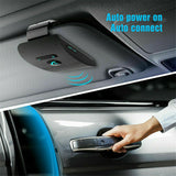 Bluetooth Speaker Handsfree Car Kit Sun Visor Clip Wireless Audio Receiver Speakerphone Loud Music Player manos libres coche