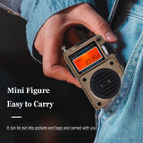 Full Band Radio FM/MW/SW/WB Radio Portable Upgraded Receiver Bluetooth 5.0 Speaker Support Alarm Clock Lock TF Card Music Player