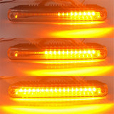 2PCS Sequential wing Car LED Daytime Running + Yellow Turn Signal Light Super White DRL Fog lamp 12V