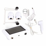 5 Inch Rechargeable Scalp Hair Follicle Oil Moisture Magnifying Detector Analyzer Skin Pigment Tester