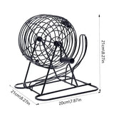 Deluxe Bingo Set Cage Lottery Ball hine With Visible Window For Events Celebrations And Game Nights