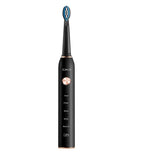 Intelligent electric toothbrush with sonic vibration bristles for direct USB charging