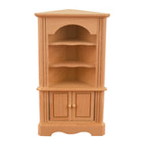 1/12 Scale Dolls House Miniature Furniture Wooden Triangular Cabinet Storage For Dollhouse Decorate Accessories