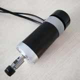 Brushless 500W High Speed 0.5KW Air-cool Spindle Motor DC 48V 12000RPM ER11 ER16 Collet 57MM Clamp Governor DIY CNC Kit
