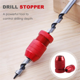 Collar Set for Drill Bits,Drill Bit Depth Stop Applicable Range 3/64Inch-3-16Inch,15/64Inch-7/16Inch