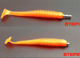1g 1.5g 2g Insert metal Weight Nail Sinker For Fishing Accessories25pcs/lots  Wacky Senko Worm Jigging Fishing Sinker