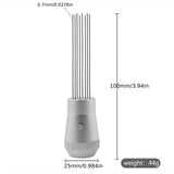 1pc 10x2.5cm Coffee Cloth Powder Needle,Stainless Steel Needle Powder Distributor,Coffee Powder Caking Powder Mixing Needle