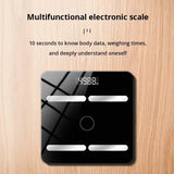1pc Black/White Bluetooth Smart Body Fat Scale Charging Electronic Scale Body Scale Adult Fat Scale Weighing BMI Analyzer