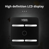 1pc Black/White Bluetooth Smart Body Fat Scale Charging Electronic Scale Body Scale Adult Fat Scale Weighing BMI Analyzer