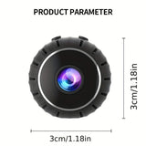 1pc,X10 Mini Camera 1080HD Wifi Camera, WiFi Sports DV Camera, Security Home Monitor, Baby Camera, Black - No TF Card Included