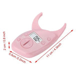 1pcs Pink Electronic Body Fat Caliper Monitors Analyzer Digital Skinfold Measurement Tester Caliper Muscle Test Fat Condition
