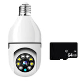 2.4G E27 Bulb Surveillance Camera Home Night Vision Wireless Camera 1MP CCTV Video Security Protection Camera Wifi IP Monitor