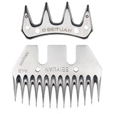 2 Set BEIYUAN Sheep/Goats Shears Convex Comb Cutter Shearing Clipper 9/13 Tooth Blade For Sheep Clipper Shears Scissorsd