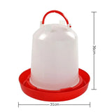 2 sets 6L Chicken Pheasant Feeding Water Drinking Bucket Quality Chickens, ducks and quail dove Bird Feeder Drinking equipment