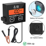 Motorcycle Tachometer 30000RPM Tester Digital Speedometer RPM Hour Meter for Chainsaw Mower Tractor Inductive Gauge Accessories