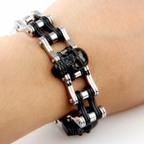 Skull stainless steel bracelet