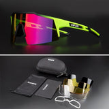 2023 Men Women Road Bike Cycling Glasses 4 Lens Polarized Sunglasses Bicycle MTB Goggle Sport Eyewear Fishing Driving Anti-Glare