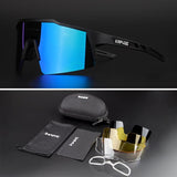 2023 Men Women Road Bike Cycling Glasses 4 Lens Polarized Sunglasses Bicycle MTB Goggle Sport Eyewear Fishing Driving Anti-Glare